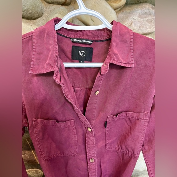 tentree Burgundy Long Sleeve Dress - Picture 2 of 8